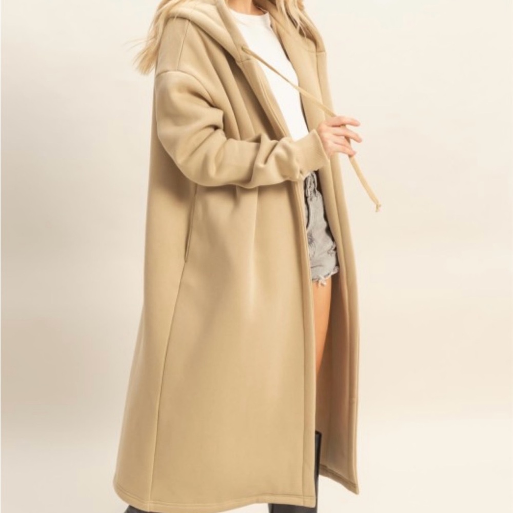 Hyfve Fleece French Terry Hood Coat